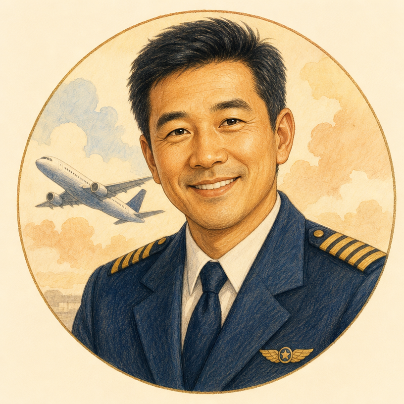 Portrait of Capt. Lee, Pilot